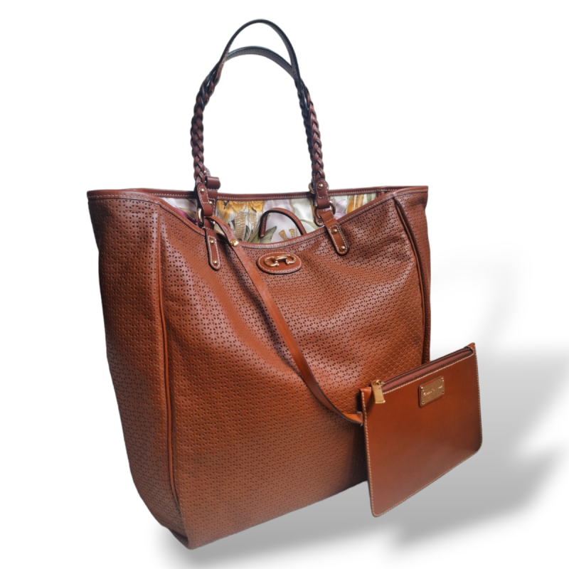 Bolsa Salvatore Ferragamo Tote Caramelo Dupla Face