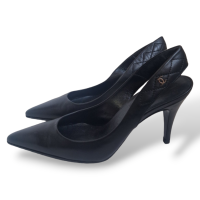 Slingback Chanel com Matelassê Preto - 33