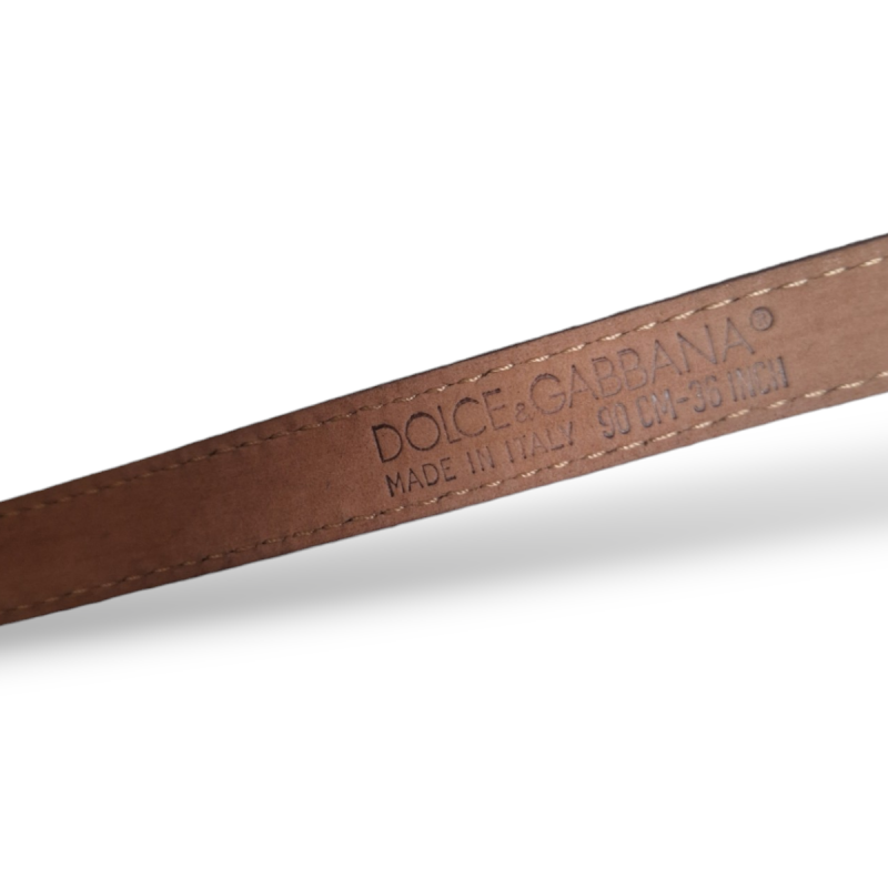 Cinto Dolce &amp; Gabbana Caramelo