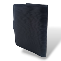 Louis Vuitton Notes de Voyage em Couro Epi Preto