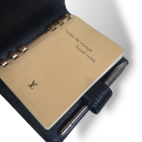 Louis Vuitton Notes de Voyage em Couro Epi Preto