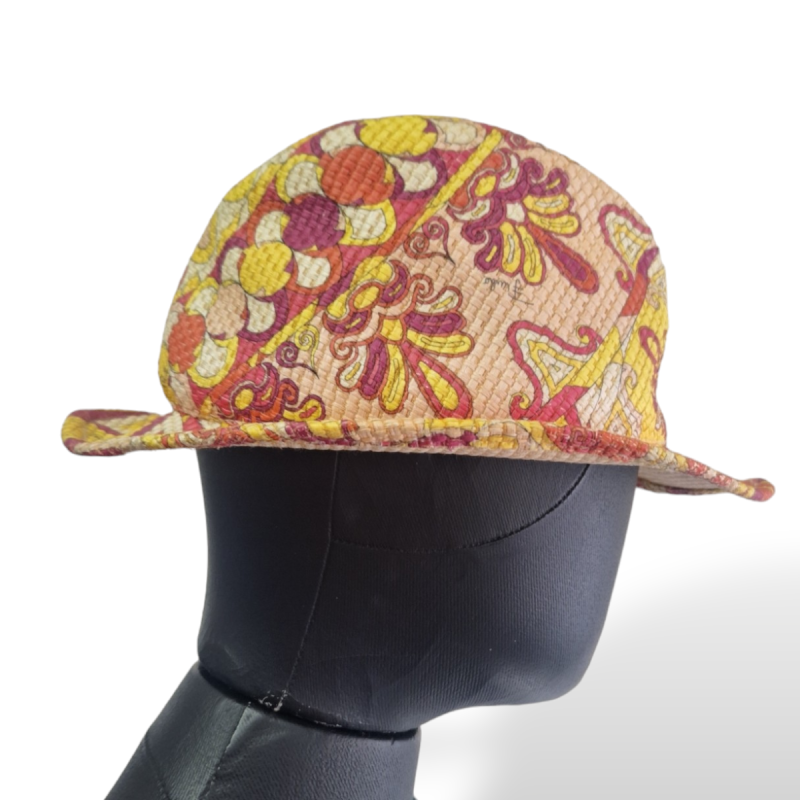 Chapéu Bucket Emilio Pucci Colorido Chapéu Bucket Emilio Pucci Colorido