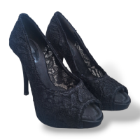 Peep Toe Dolce & Gabbana Preto-35