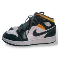 Tênis Nike Air Jordan 1 Mid Sonics Green Yellow
