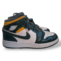 Tênis Nike Air Jordan 1 Mid Sonics Green Yellow
