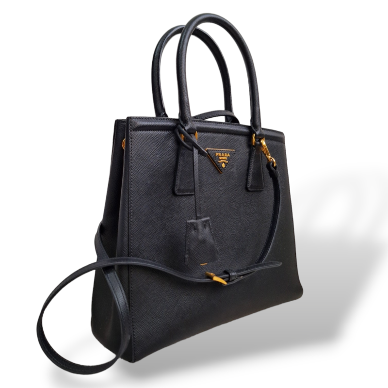 Bolsa Prada Kristen Saffiano Preta