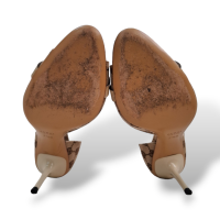 Peep Toe Gucci Jacquard Monograma