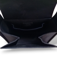 Bolsa Gianni Versace Preta em Cetim com Swarovski