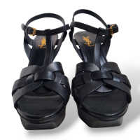 Sandália Yves Saint Laurent Tribute Preto - 38