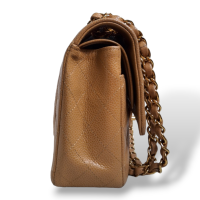Bolsa Chanel Double Flap Bege