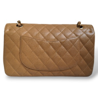 Bolsa Chanel Double Flap Bege