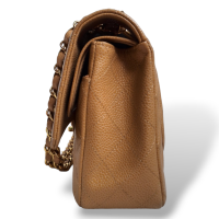 Bolsa Chanel Double Flap Bege