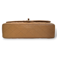 Bolsa Chanel Double Flap Bege