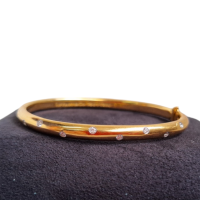 Pulseira Tiffany Ettoile em Ouro Amarelo e Brilhantes