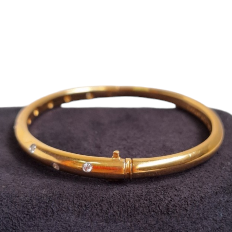 Pulseira Tiffany Ettoile em Ouro Amarelo e Brilhantes