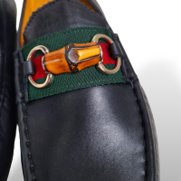 Mocassim Gucci Drive em Couro Preto-37