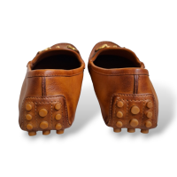 Mocassim Gucci Drive em Couro Caramelo-37