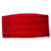 Bolsa Mansur Gavriel com Alça Crossbody em Suede Vermelha 