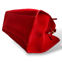 Bolsa Mansur Gavriel com Alça Crossbody em Suede Vermelha 