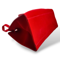Bolsa Mansur Gavriel com Alça Crossbody em Suede Vermelha 