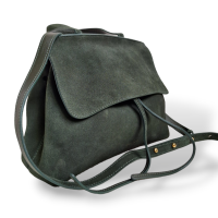Bolsa Mansur Gavriel em Suede Verde 