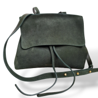 Bolsa Mansur Gavriel em Suede Verde 