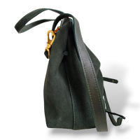 Bolsa Mansur Gavriel em Suede Verde 