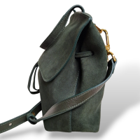Bolsa Mansur Gavriel em Suede Verde 