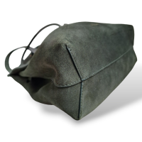 Bolsa Mansur Gavriel em Suede Verde 