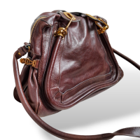 Bolsa Chloè Paraty Top Handle em Couro Marrom 