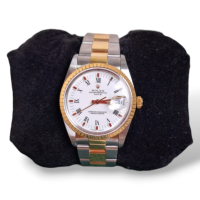 Relógio Rolex Oyster Perpetual em Aço e Ouro 28mm