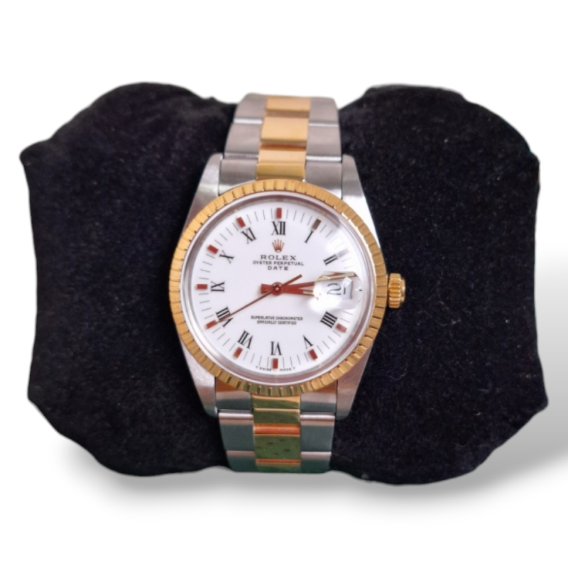 Relógio Rolex Oyster Perpetual em Aço e Ouro 28mm Relógio Rolex Oyster Perpetual em Aço e Ouro 28mm