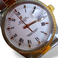 Relógio Rolex Oyster Perpetual em Aço e Ouro 28mm