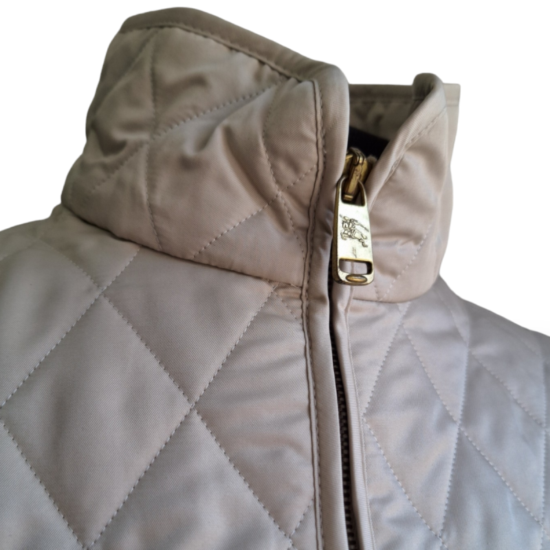 Casaco Burberry Matelassê Bege -38 Casaco Burberry Matelassê Bege -38