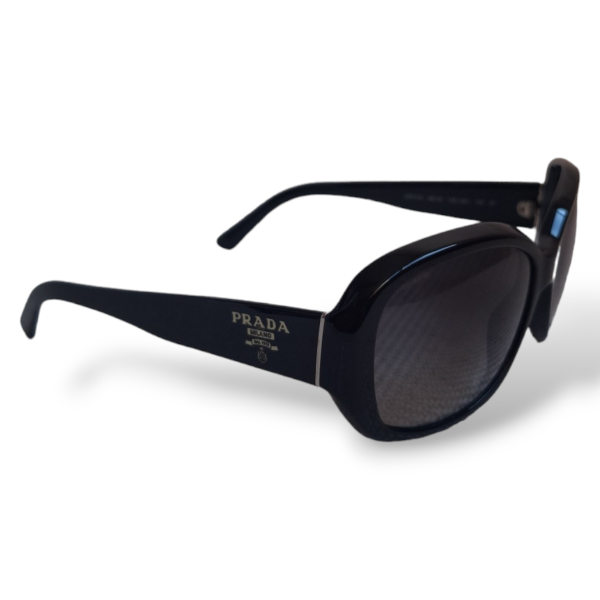 Óculos Prada em Acetato Preto Óculos Prada em Acetato Preto