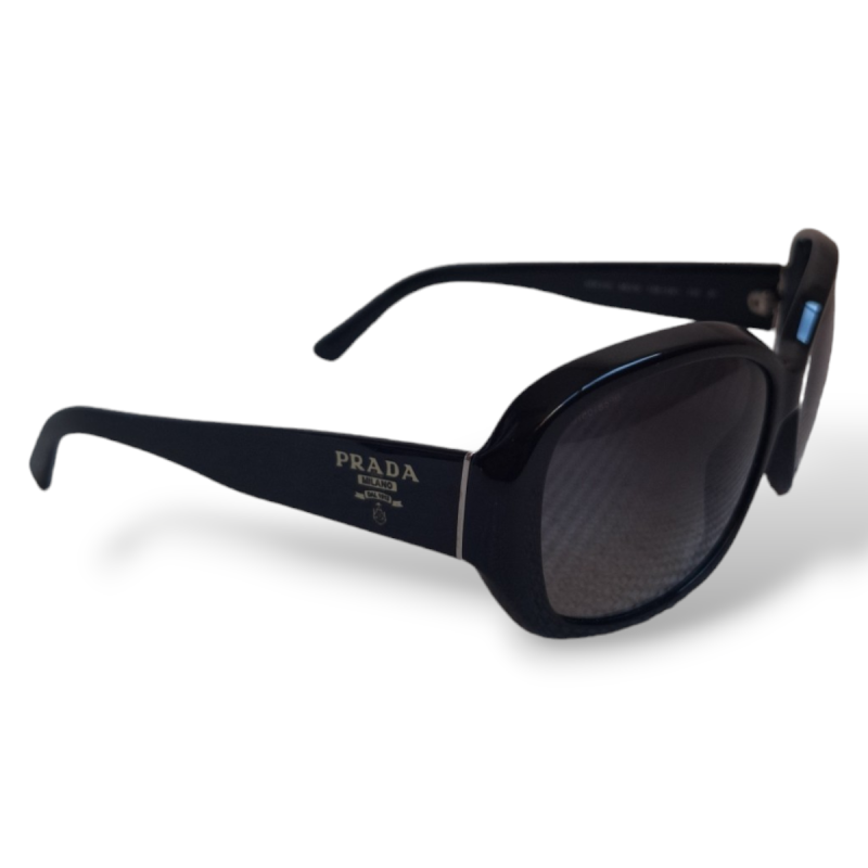Óculos Prada em Acetato Preto Óculos Prada em Acetato Preto