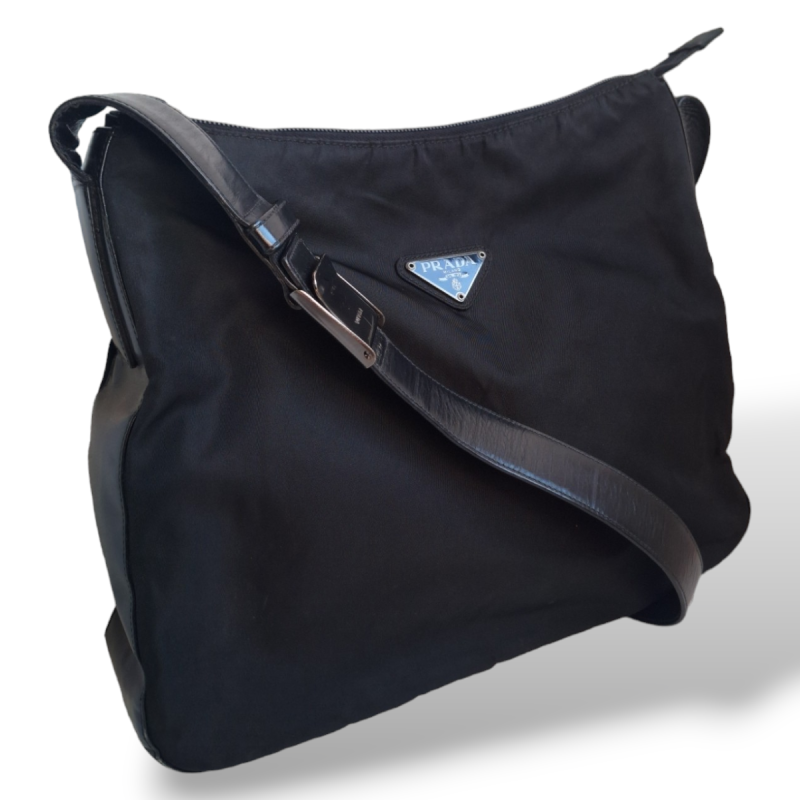 Bolsa Prada Vintage em Nylon Preta 