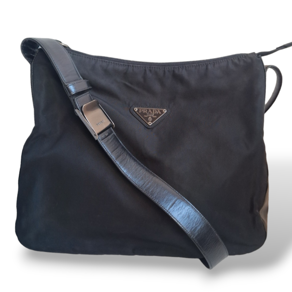 Bolsa Prada Vintage em Nylon Preta 