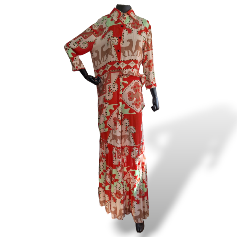 Conjunto Adriana Barra Estampado de Pantalona e Camisa-G Conjunto Adriana Barra Estampado de Pantalona e Camisa-G
