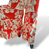 Conjunto Adriana Barra Estampado de Pantalona e Camisa-G