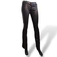 Calça Rag & Bone em Couro Preto - M