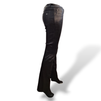 Calça Rag & Bone em Couro Preto - M