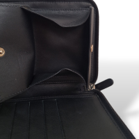 Carteira Chanel Preta com Zíper 