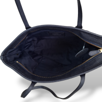 Bolsa Coach City Crossgrain Zip Azul Marinho 