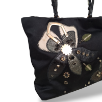 Bolsa Prada Vintage Cetim Preta
