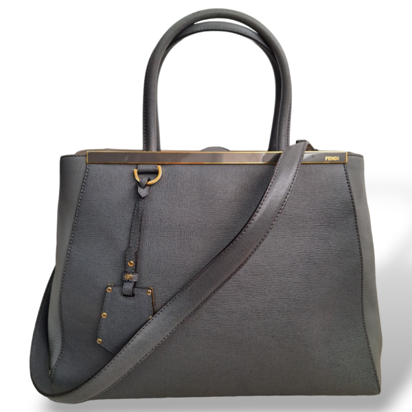 Bolsa Fendi 2 Jours Cinza 