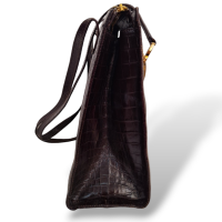Bolsa Salvatore Ferragamo Couro Marrom