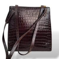 Bolsa Salvatore Ferragamo Couro Marrom