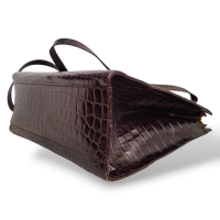 Bolsa Salvatore Ferragamo Couro Marrom