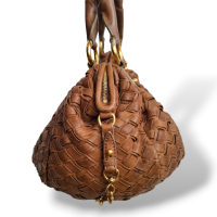 Bolsa Miu Miu Woven Marrom